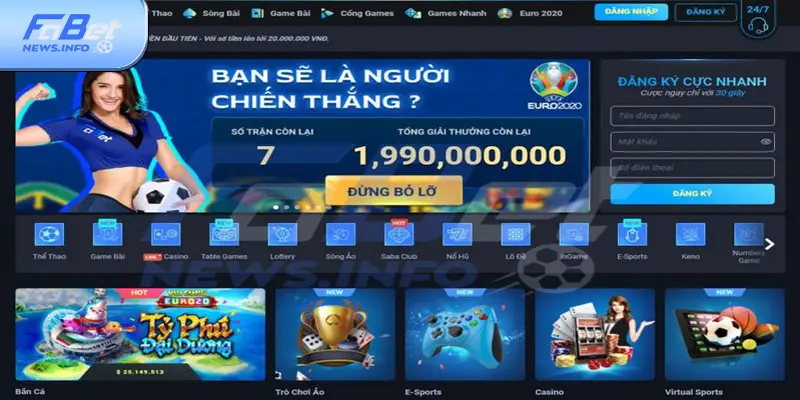 Đăng ký Fabet để trải nghiệm vương quốc game đồ sộ